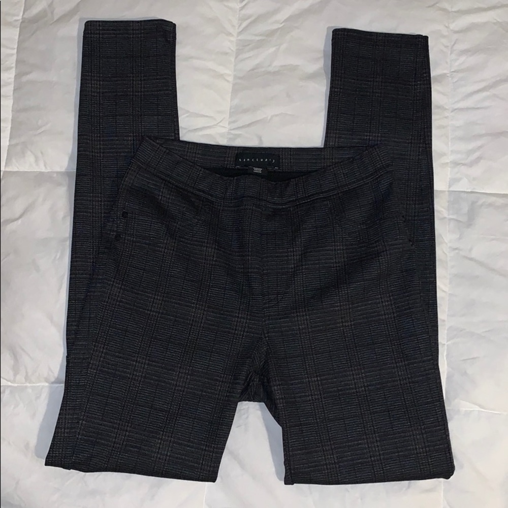 Sanctuary Grease Legging Plaid XS